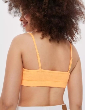 Debardeur American Eagle AE Super Cropped Cami Orange Femme | OXR-65366597